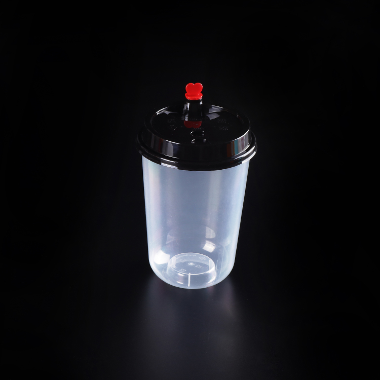 U Shape Transparent Disposable Oz Oz Ml Pet Pp Cup With Lid